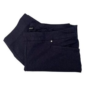 Hilary Radley Womens XL Blue Stretch Capri Pants, Hilary Radley Blue Cropped 68